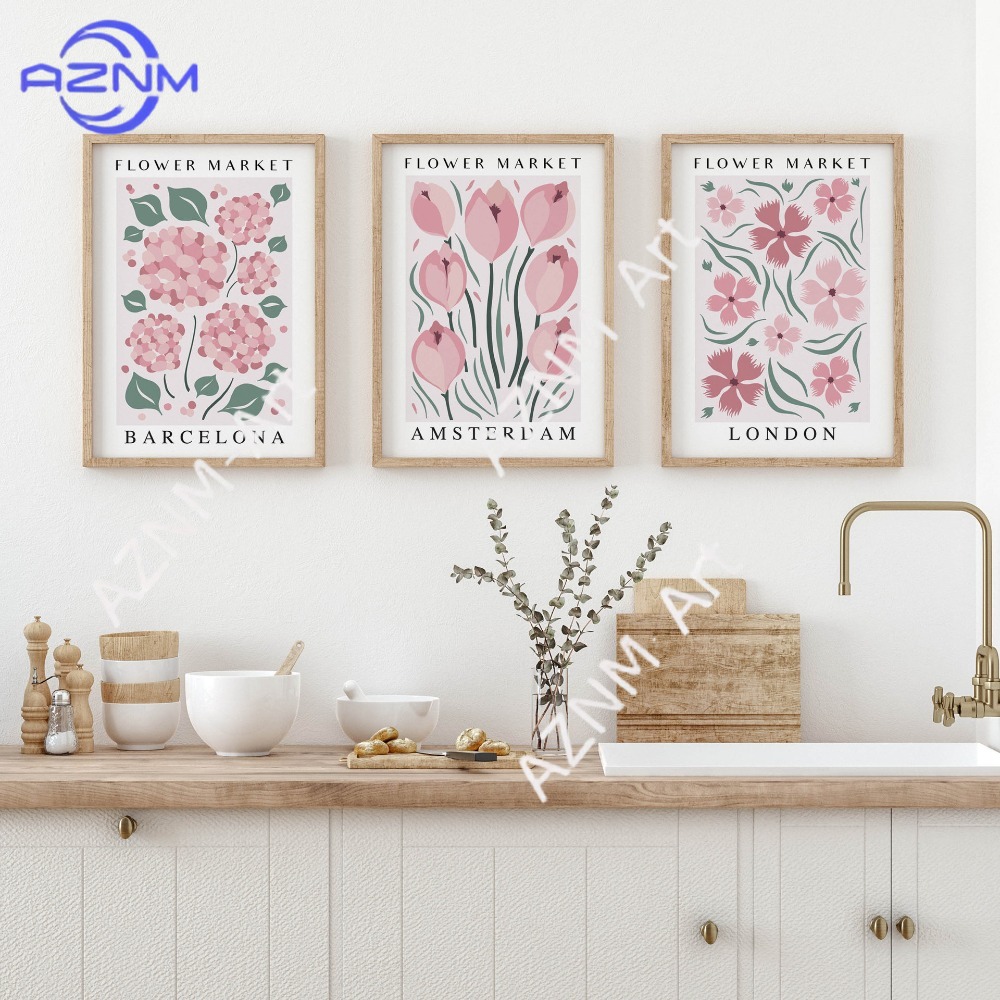 Lighting Decoration Ideas - 1Pc/3Pcs Pink, fresh and light, watercolor