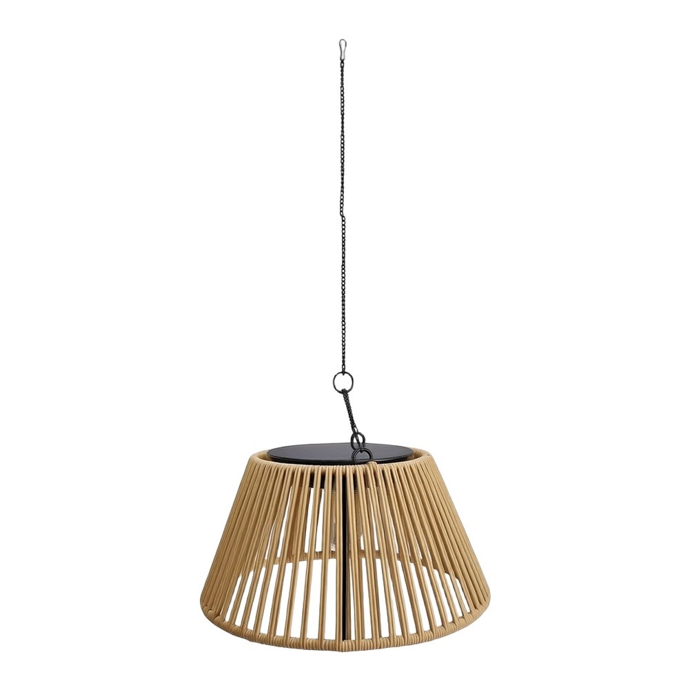 Lantern Paper Solar - Solar Hanging Lantern Constructed from Synthetic