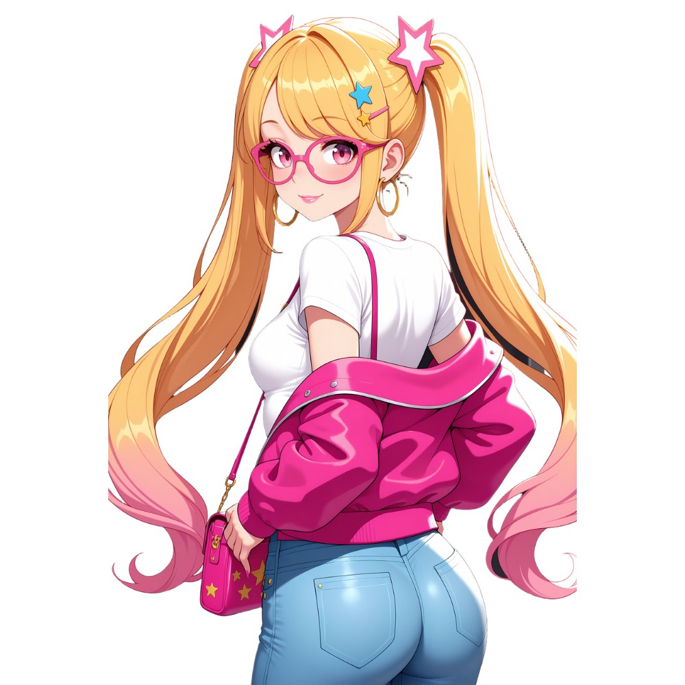 Nova Decor & Lighting Vase Glass Brun 26Cm - Anime Style Jenna Starlight Nova Vinyl