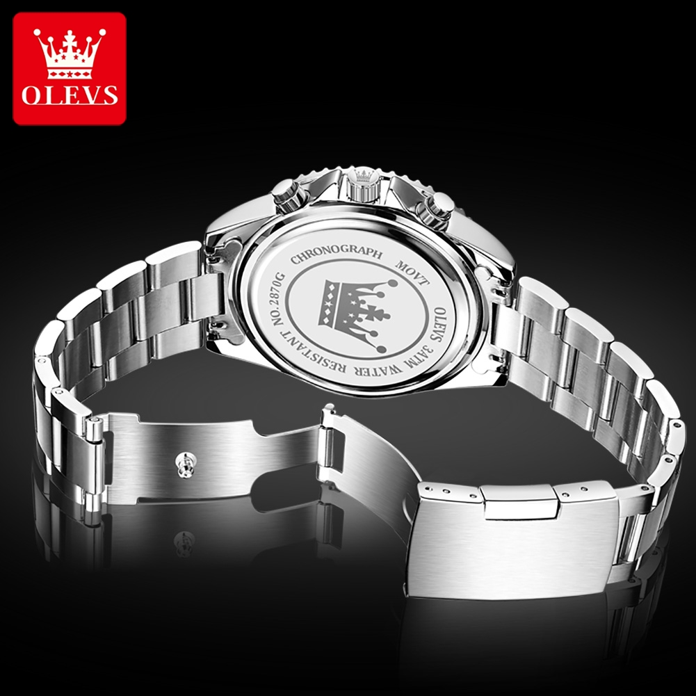OLEVS 2870 Men Watch Luxury Or - Led Moon Lamp recension och pris