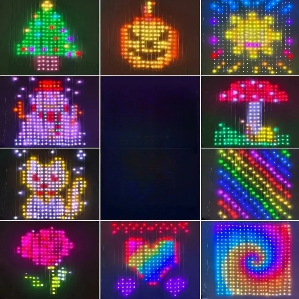 Outdoor LED Pixel Curtain Ligh - Led Lighting Wall Decor recension och pris