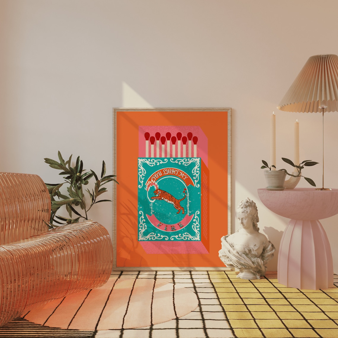 You Light My Fire Orange Match - Lighting Decoration Ideas recension och pris