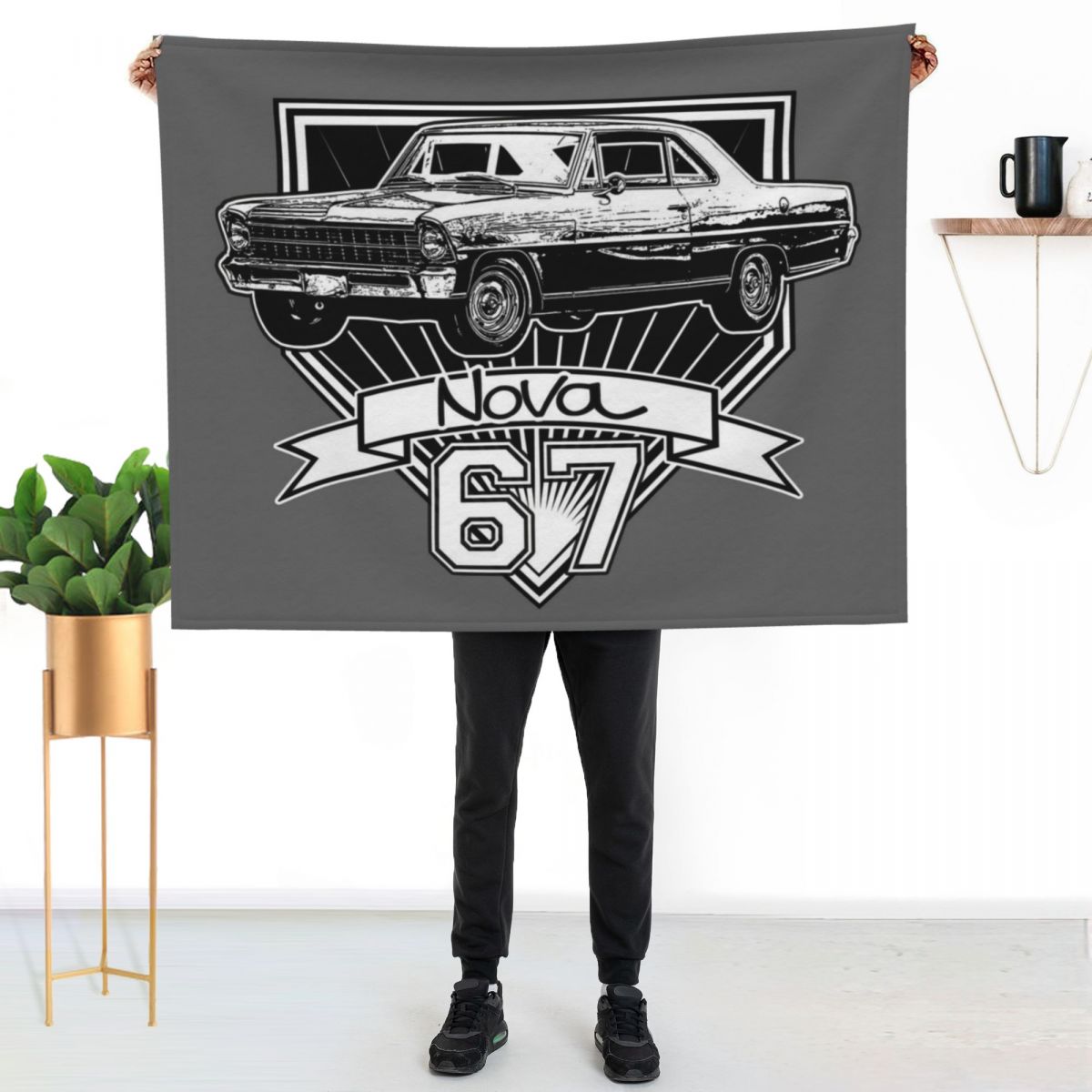 1967 Nova Throw Blanket Kid'S  - Nova Decor & Lighting Vase Glass Brun 26Cm recension och pris