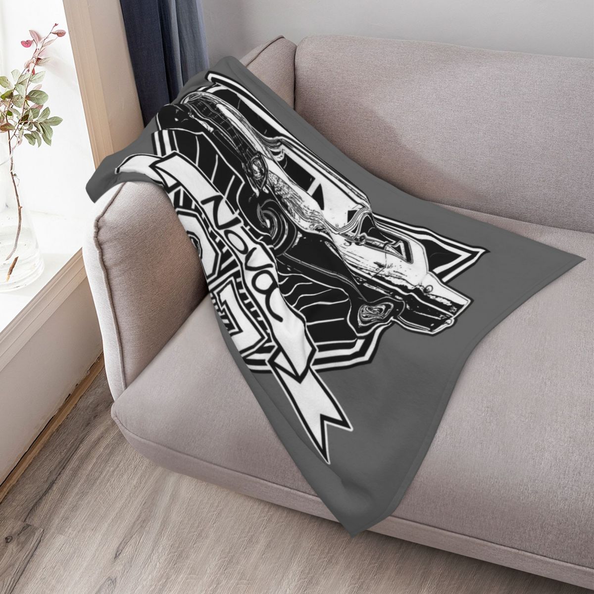1967 Nova Throw Blanket Kid'S  - Nova Decor & Lighting Vase Glass Brun 26Cm recension och pris