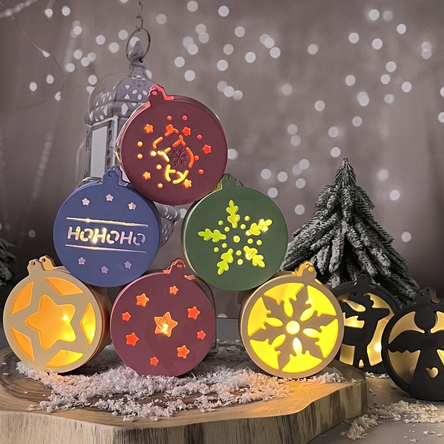 Christmas Series Night Light P - Pendant Lighting Christmas Decor recension och pris