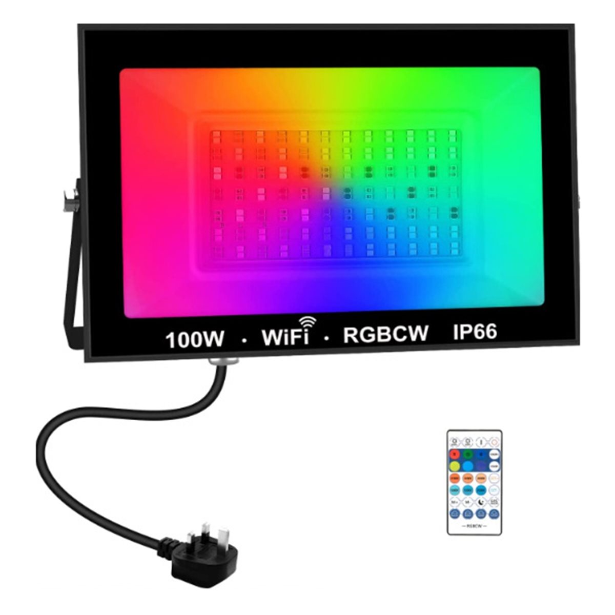 AA19 100W RGBCW LED Flood Ligh - Decor Lighting Uk recension och pris