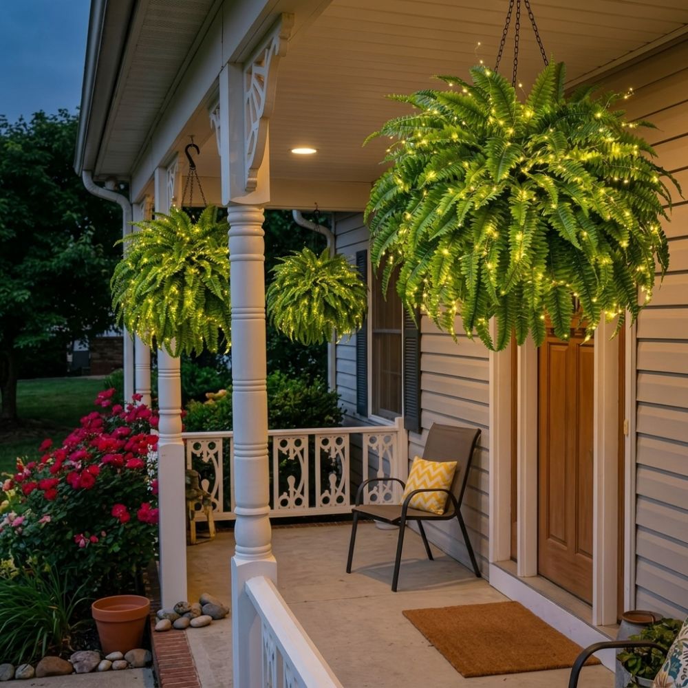 24 Leaves Glowing Boston Ferns - Home Decor Lighting Tree recension och pris