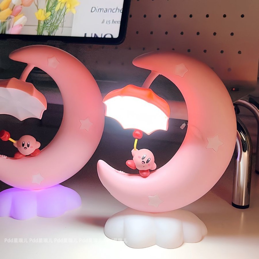 Cute Kirby Moon Night Light, K - Led Moon Lamp recension och pris