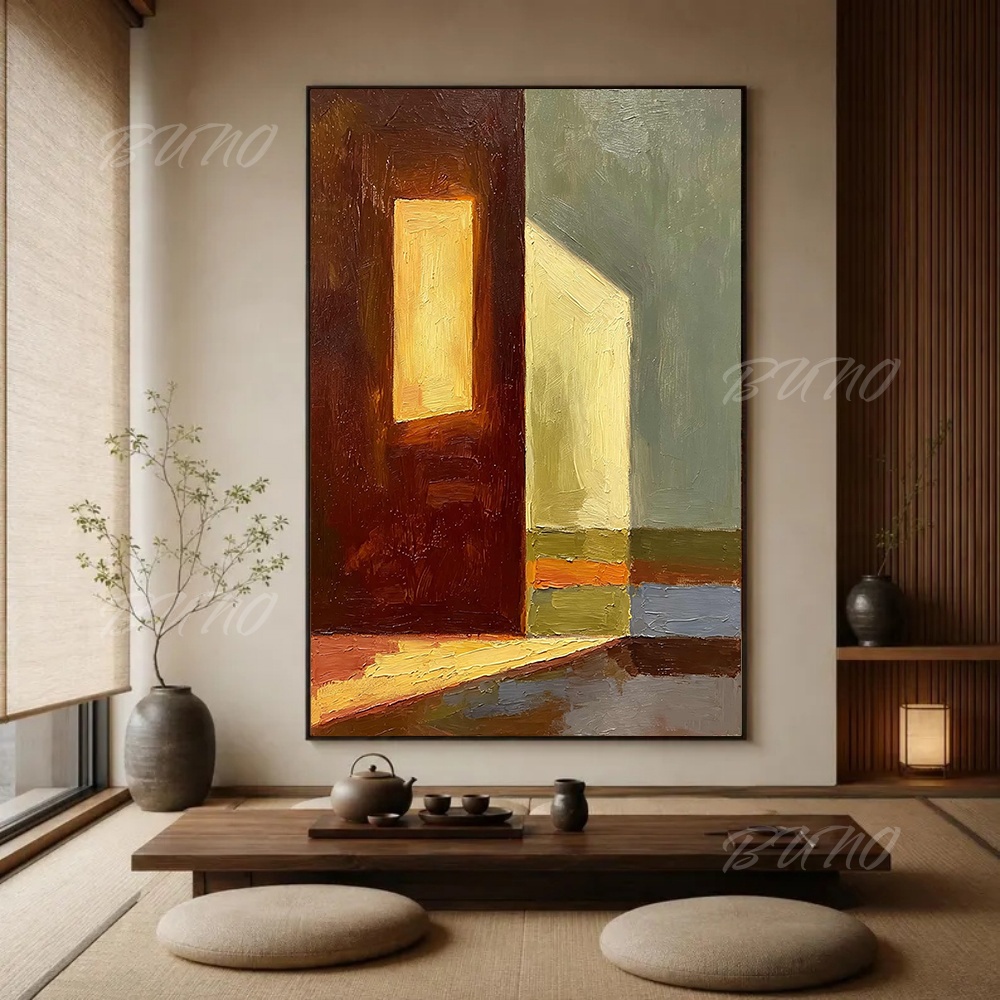 100% Hand Painted Original Abs - Lighting Interior Decor recension och pris