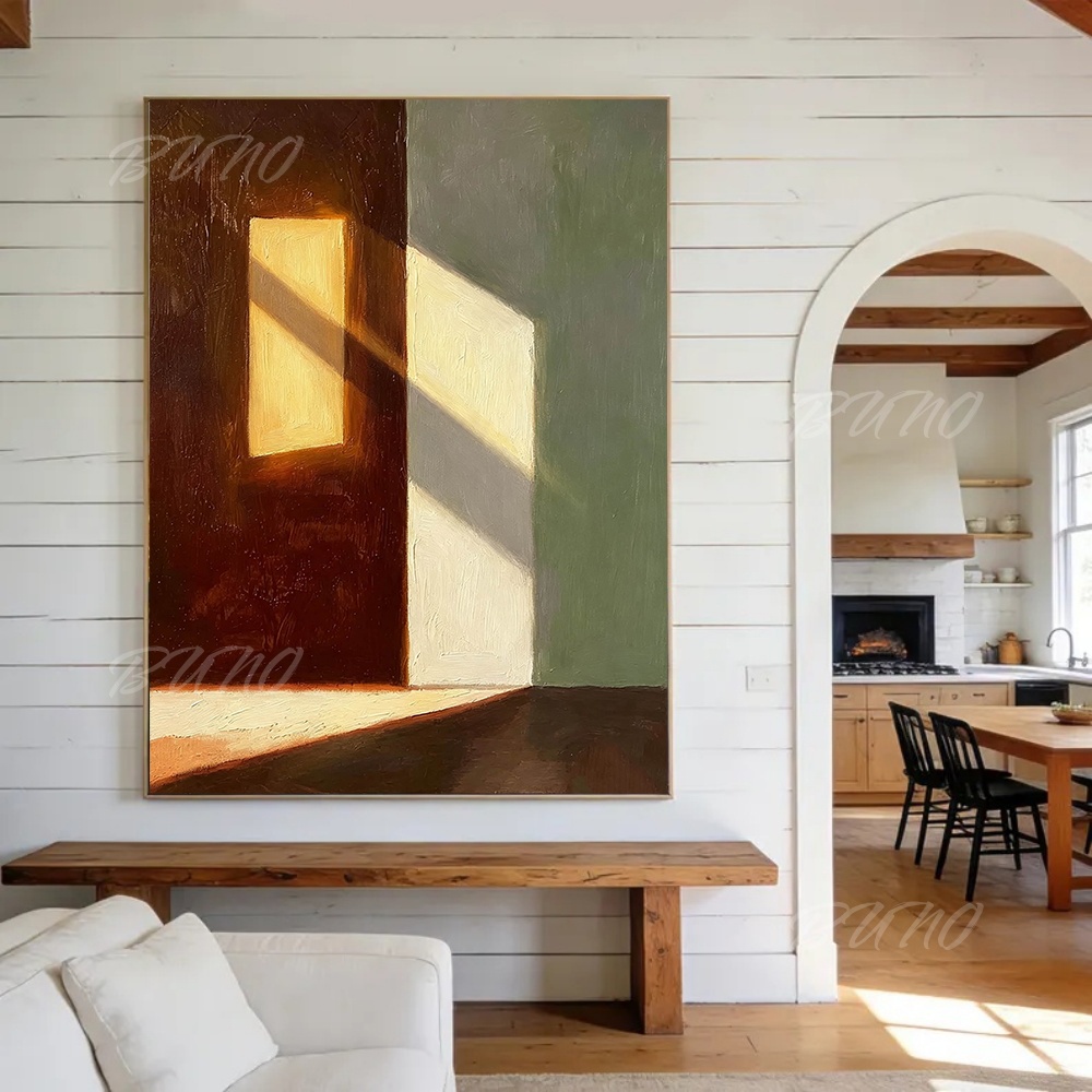 100% Hand Painted Original Abs - Lighting Interior Decor recension och pris