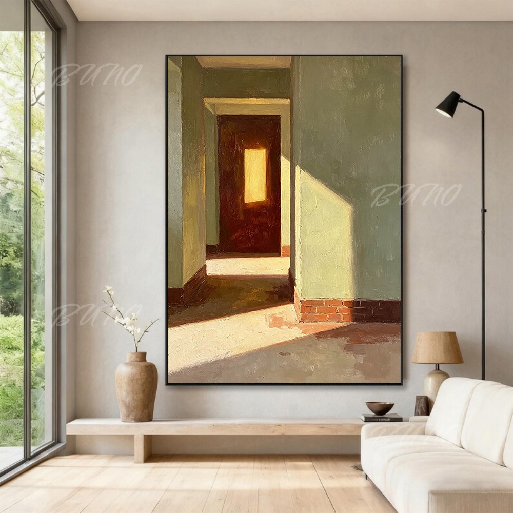 100% Hand Painted Original Abs - Lighting Interior Decor recension och pris