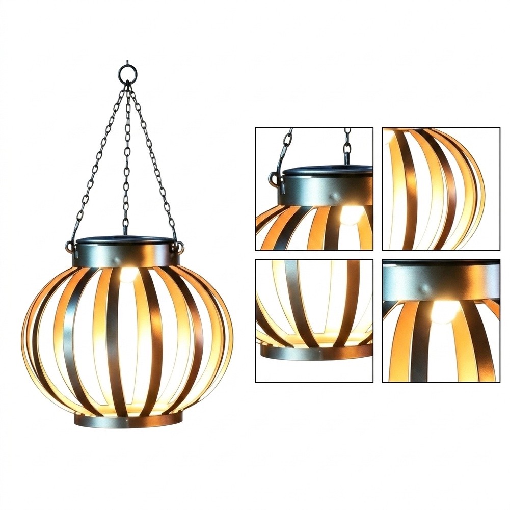 Hanging Solar Lantern for Gard - Lantern Paper Solar recension och pris