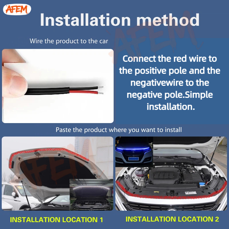 LED Auto Car Hood Lights Strip - Ambient Led Strip recension och pris