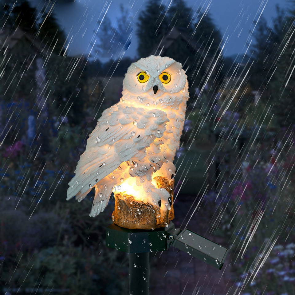 Solar Owl Statue Garden Light  - Lighting Decoration Ideas recension och pris
