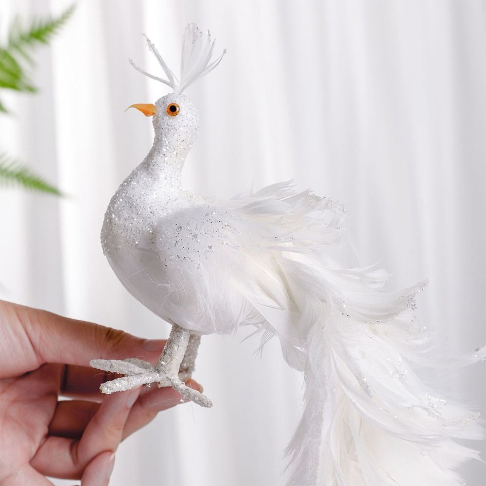 Simulation White Peacock Beaut - Pendant Lighting Christmas Decor recension och pris