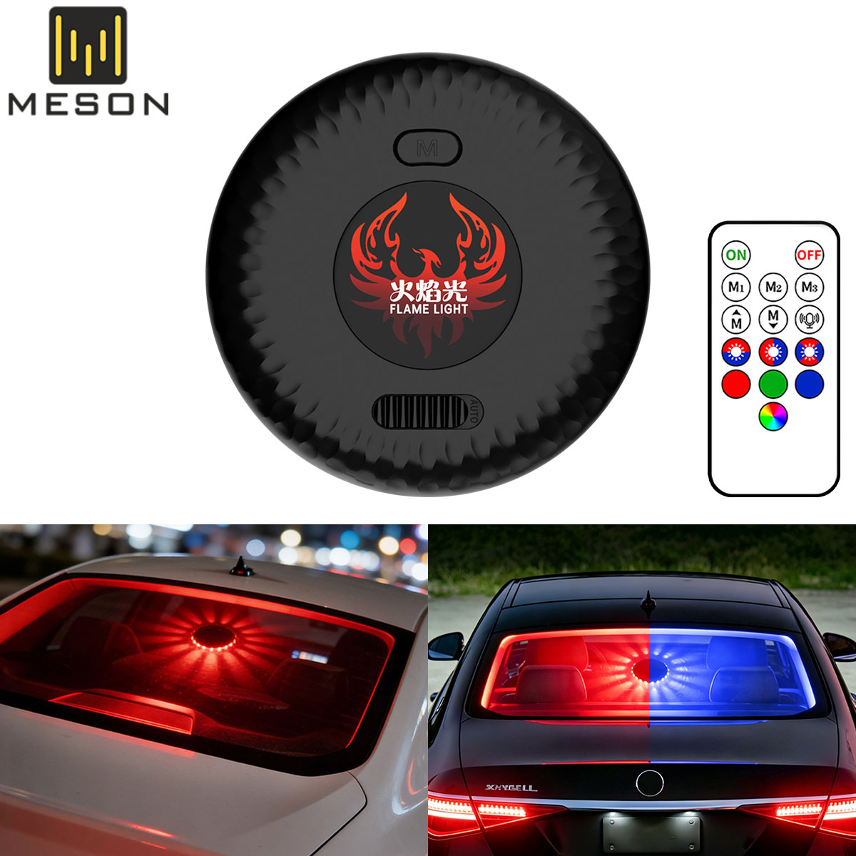 KEVANLY Car Rear RGB Windshiel - Lighting Interior Decor recension och pris