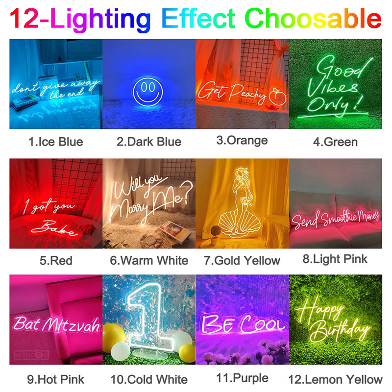 Custom Led Neon Signs LED Ligh - Lighting Decoration Ideas recension och pris