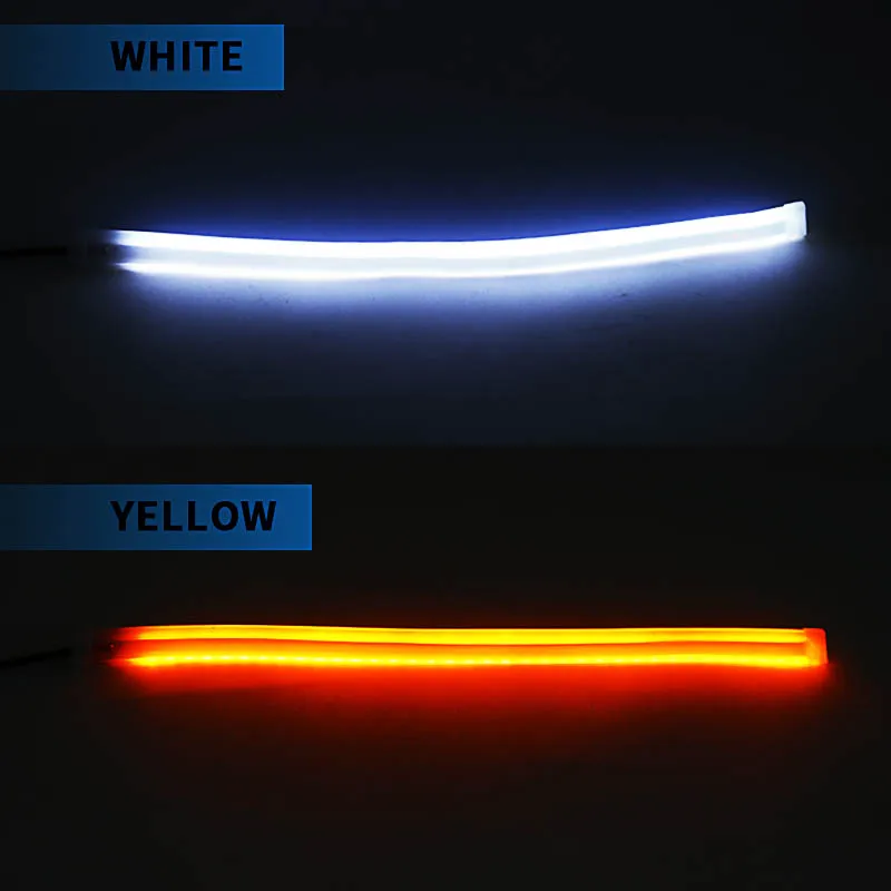 2 PCS DRL Car Flexible LED Day - Ambient Led Strip recension och pris