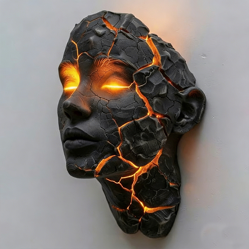 2026 New Resin Cracked Soul Wa - Lighting Interior Decor recension och pris