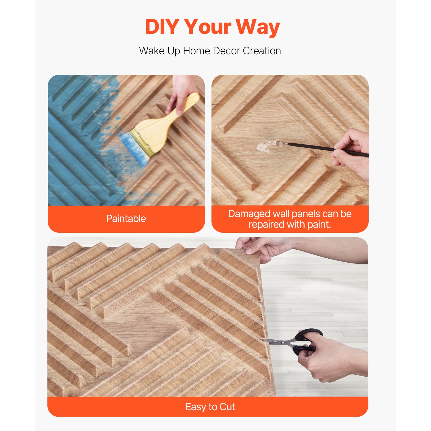 3D Wall Panels, 12-Pack 19.7 x - Lighting Interior Decor recension och pris