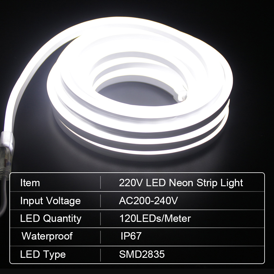LED Neon Strip 220V 2835 120 L - Lighting Decoration Ideas recension och pris