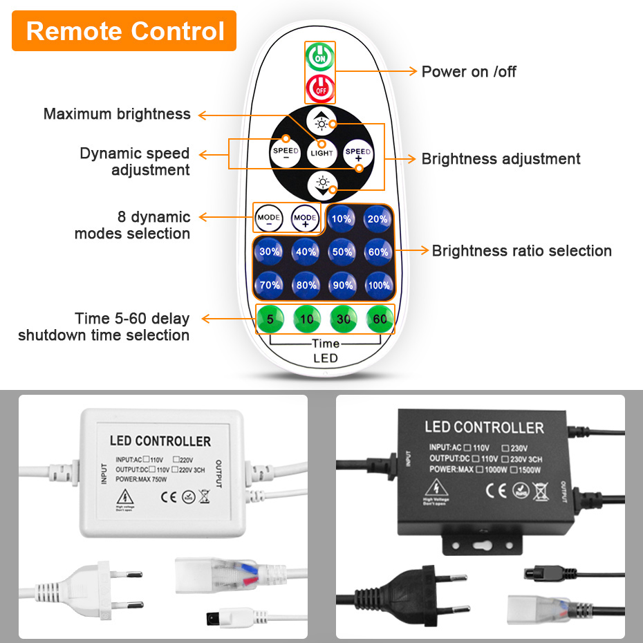LED Neon Strip 220V 2835 120 L - Lighting Decoration Ideas recension och pris