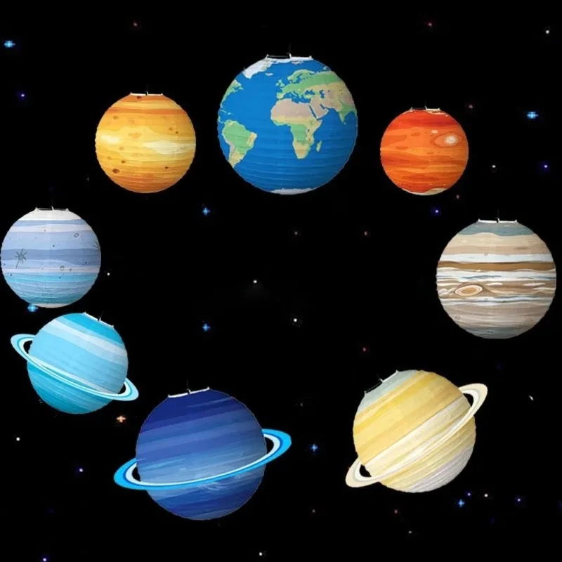 Eight Planet Outer Space Paper - Lantern Paper Solar recension och pris