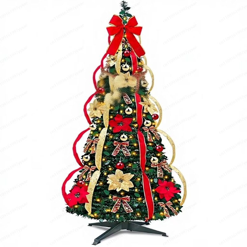 180CM Pre‑Lit Foldable Christm - Home Decor Lighting Tree recension och pris