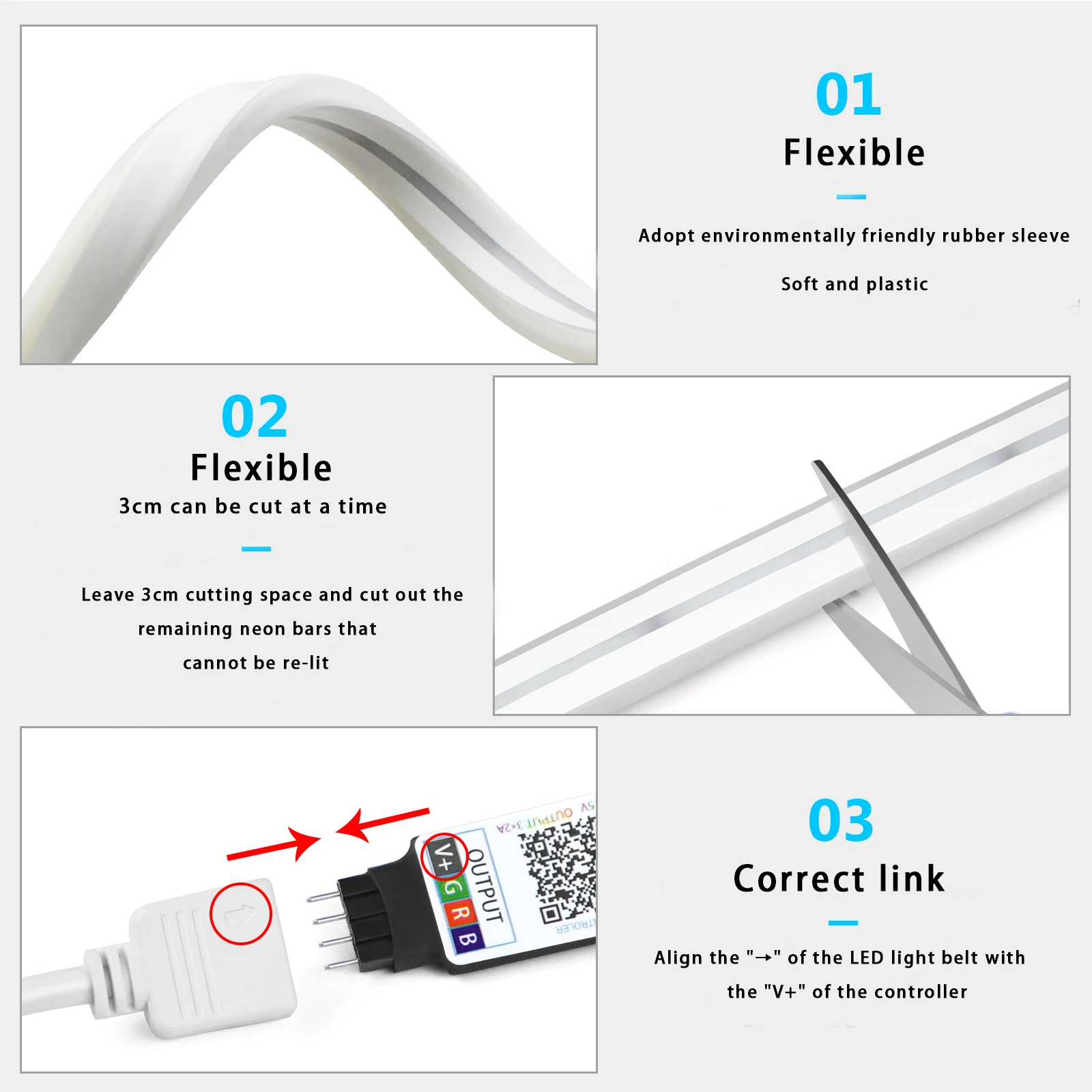 1-5m RGB LED Neon Strip Light  - Lighting Decoration Ideas recension och pris